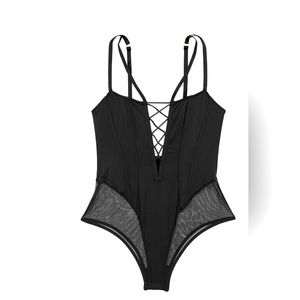 🌺 Victoria’s Secret VERY SEXY Lace-Up Corset Teddy *MSRP $80 in size S/P